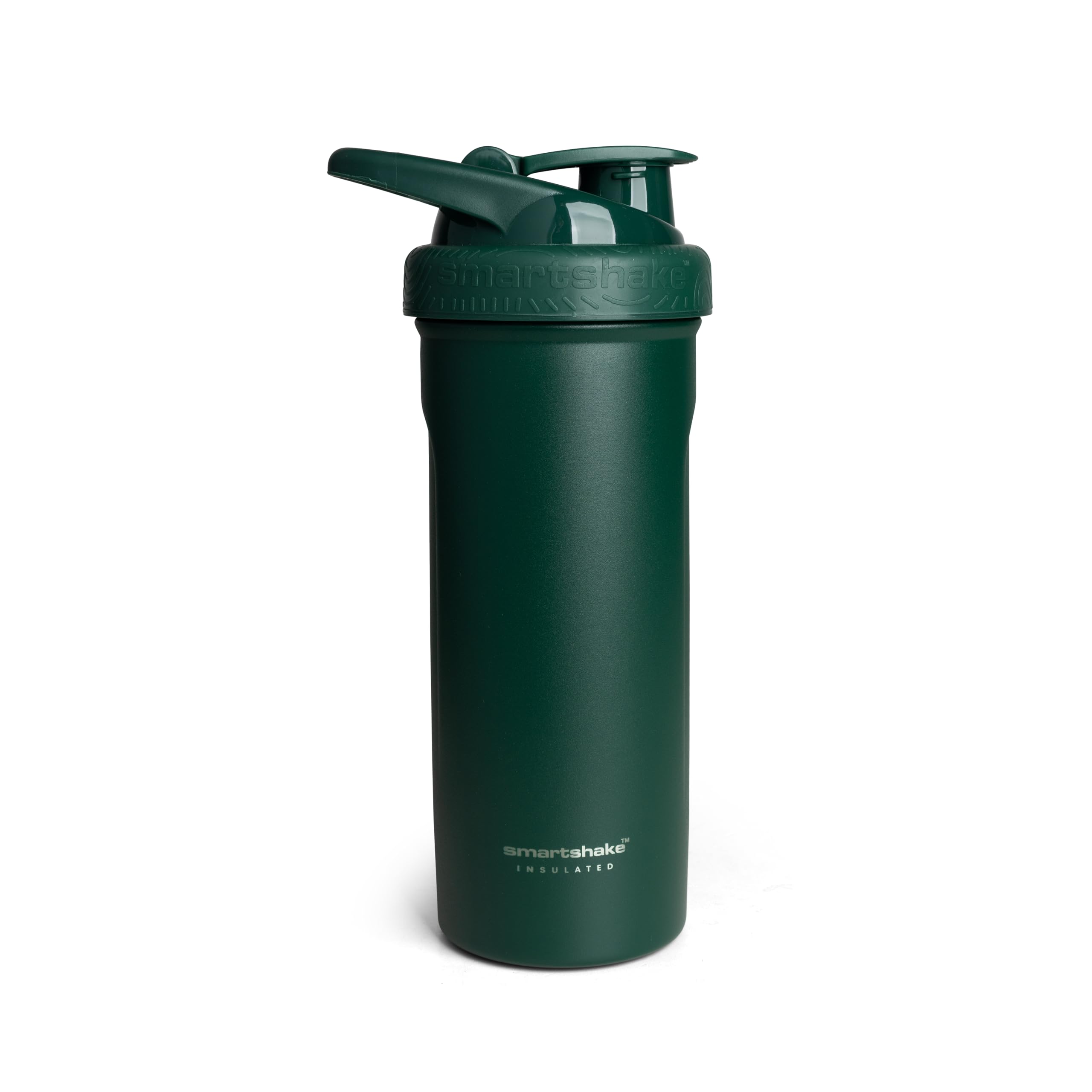 Smartshake Insulated Stainless Steel Blender Shaker Cup for Protein Mixes, Shakes and Pre Workout – 750ml 25oz Double-Walled Vacuum Insulated Water Bottle for Cold Drinks – BPA-Free (Green)