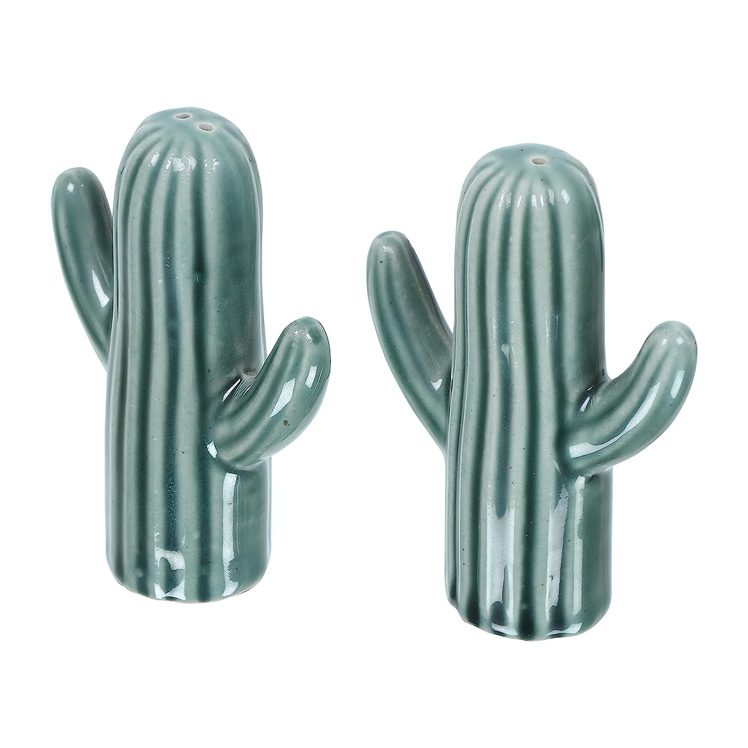 LOOKS FIRST Salt and Pepper, Handcrafted, Ceramic Dispenser/Shaker Set for Dinning Table/Kitchen/Living Room/Restaurant/Office/Gifting with Perfect Holes for Easy Pour Pack of 2 (Green) (B0C7WKKB4L) Amazon Price History, Amazon Price Tracker