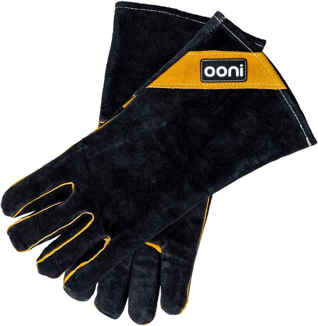 Ooni Pizza Oven Gloves - Heat and Fire Resistant, Protective Heat Proof Gloves Perfect for Grill, Fireplace, Barbecue