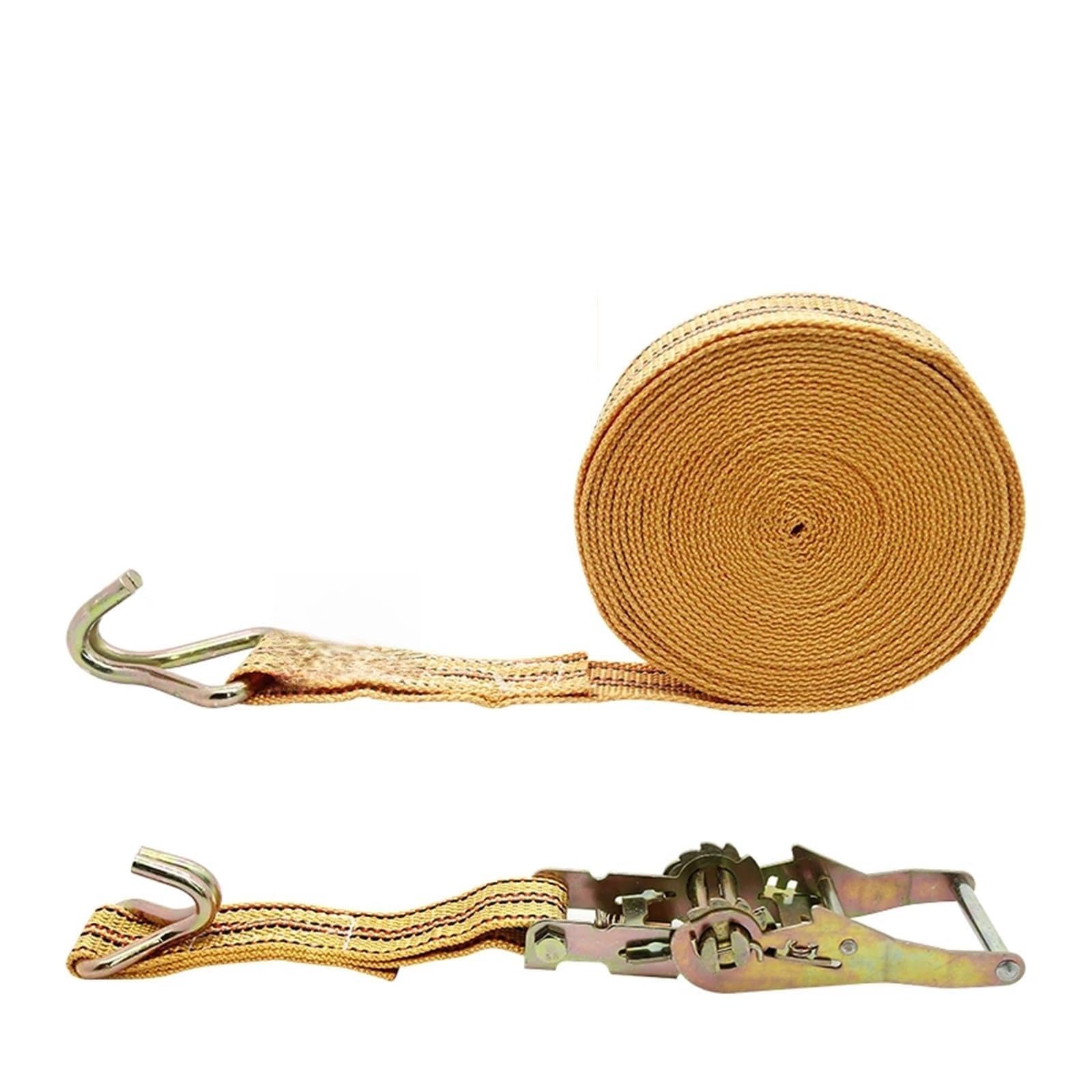 Tie Down Strap, Truck Binding Strap Tightener Small Ratchet Tightener Self-Locking Rope Tightener Cargo Packing and Fixing Strap Airplane Strap(Oranje)
