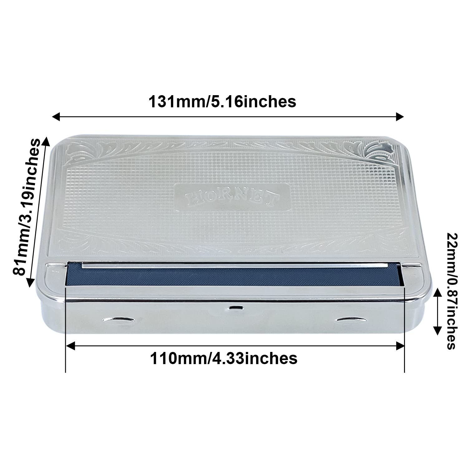 HORNET Cigarette Roller, Adjustable Cgarette Rolling Machine, King Size Cigarette  Rolling Machine Automatic Tobacco Roller (110mm) : Buy Online at Best Price  in KSA