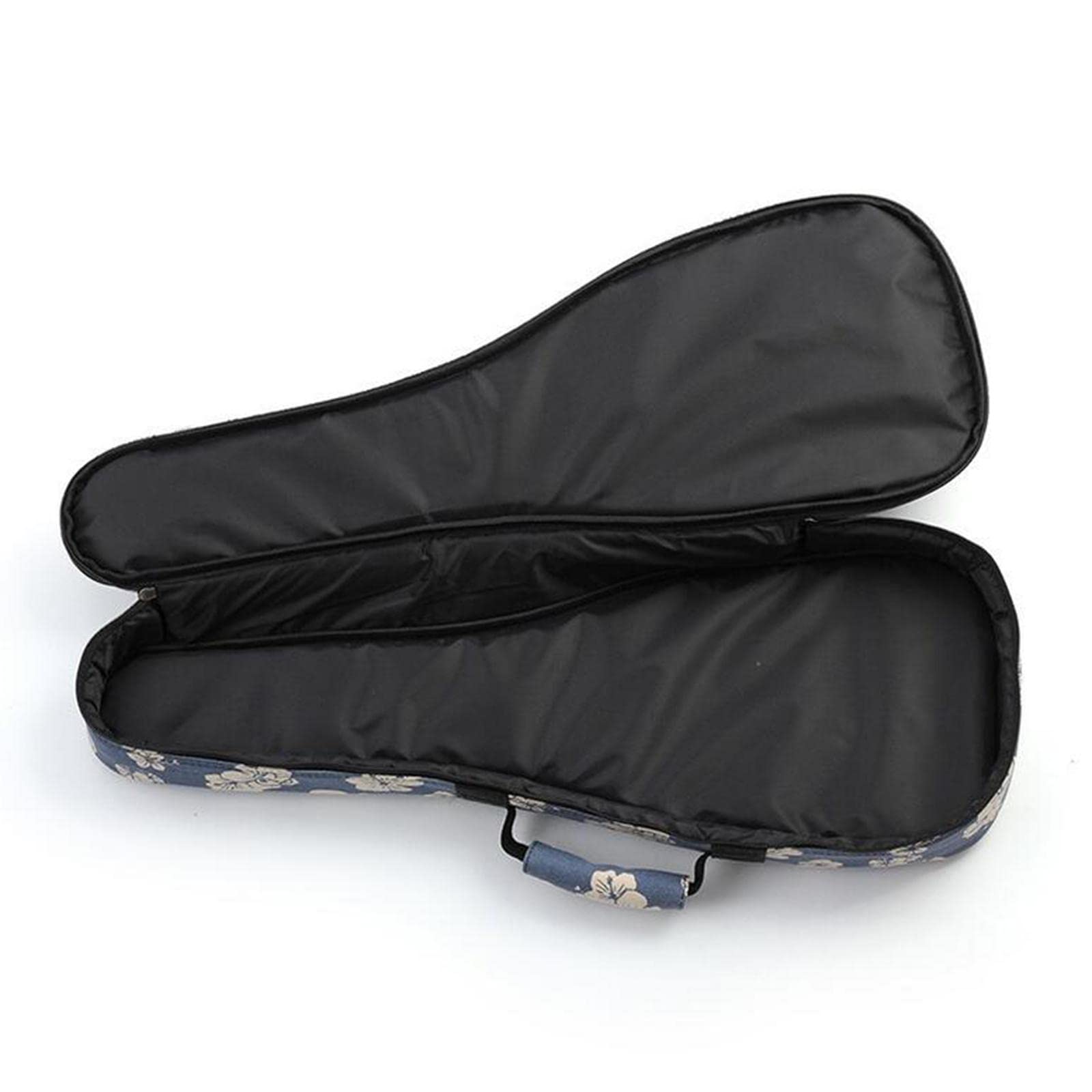 LRXFPIYF Reise Ukulelen Tragetasche mit Aufbewahrungsbeutel, Ukulelen Schultertasche, Professionelle Ukulelen Schutztasche, 23 Zoll Blau