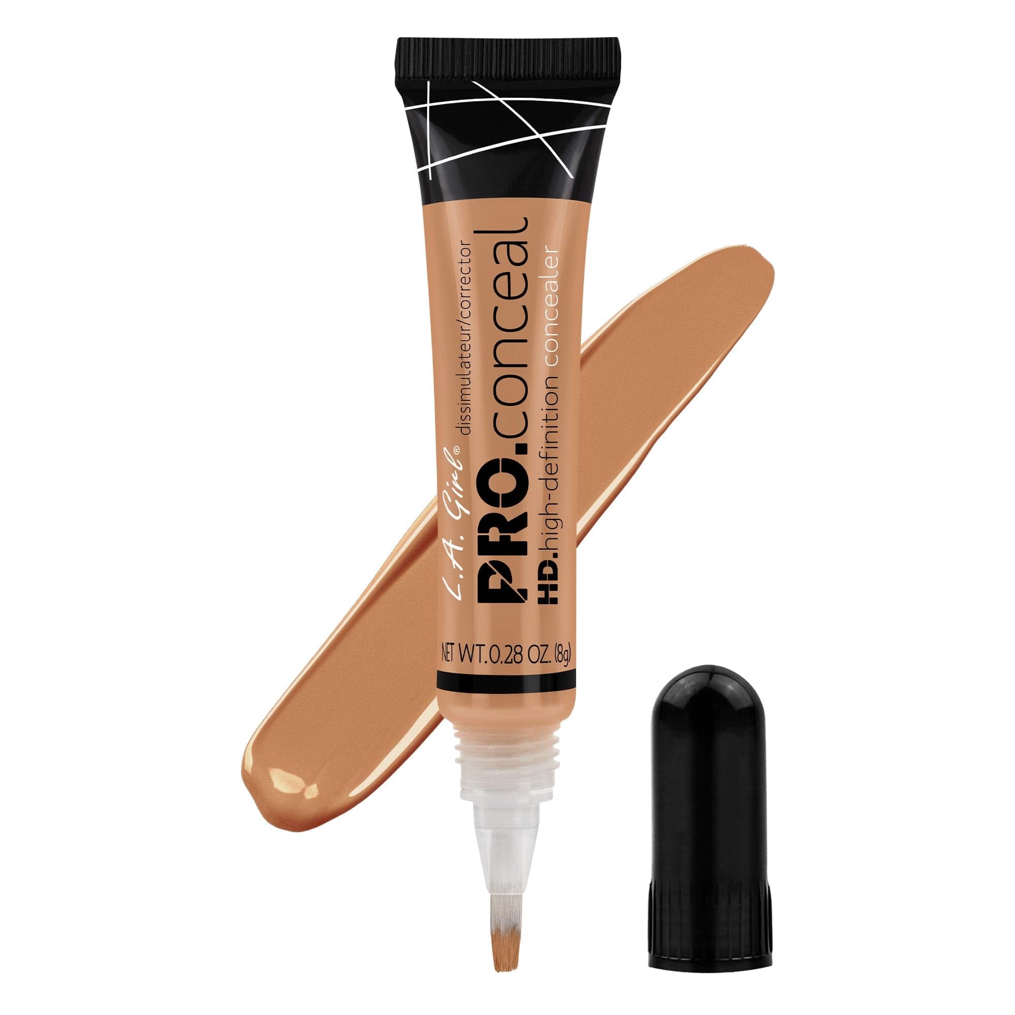 L.A. Girl PRO.Conceal HD High Definition Concealer, Pure Beige 8g - Creamy Blendable Formula for Flawless Coverage, Colour Correcting & Highlighting