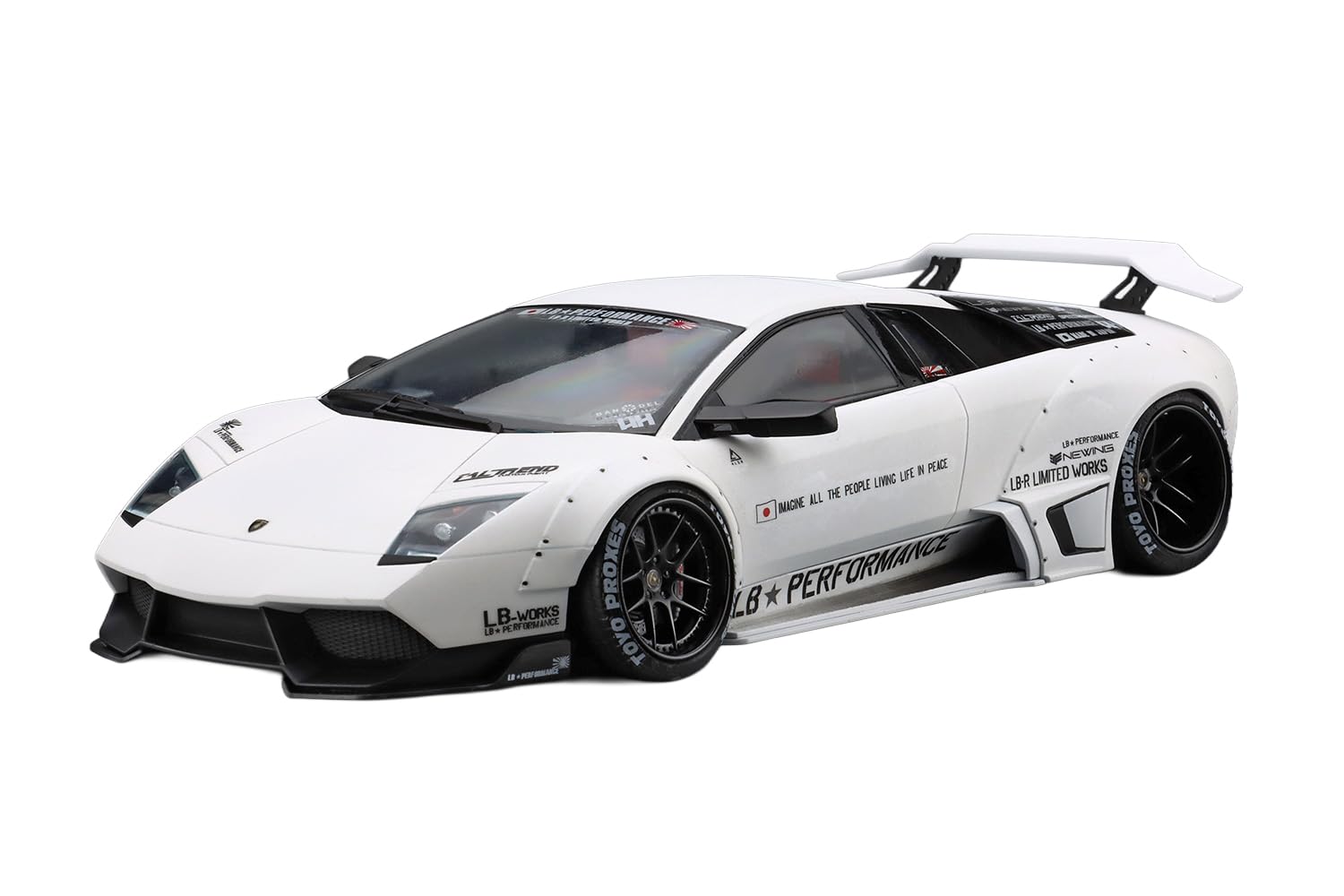 Aoshima Molded Color Bunka Kyozai Liberty Walk Lb Works Lamborghini Mursielago Ver. 1 Plastic Model