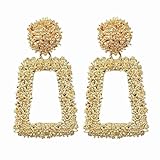 Big Vintage Earrings For Women Gold Geometric Statement Earring Metal Earing Hanging Fashion Jewelry Gift Wholesale