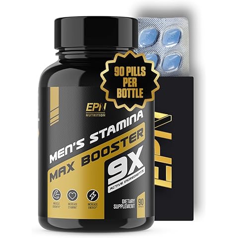 Erection Support for Men Fast Acting + Testosterone Enhancement | #1 Dosed Blood-Flow + Muscle Builder | Gain Muscle, Boost Libido, Firmness & Size | Grow 3-7" with 9 Powerful Ingredients - 90 Pills Cover