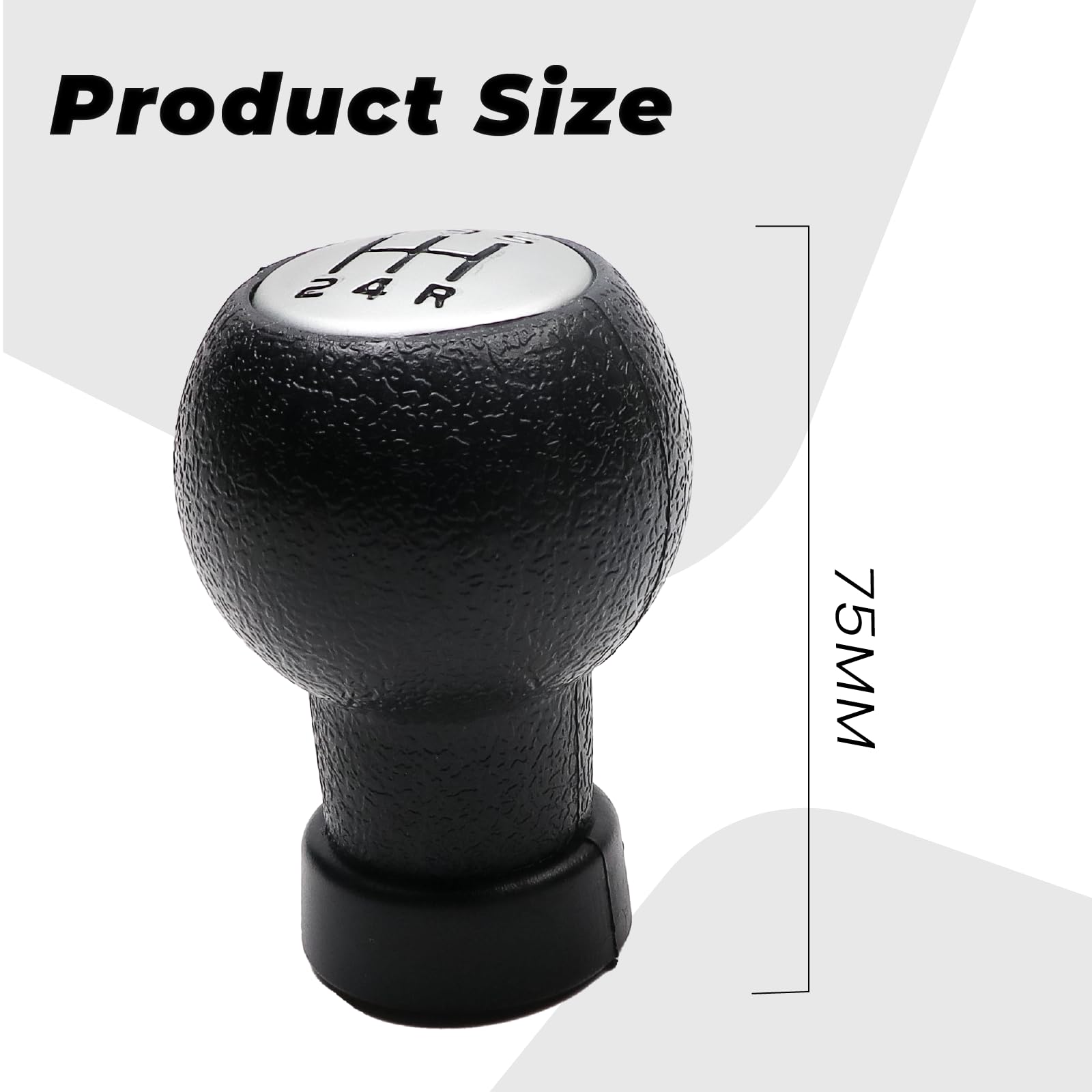 Suolron Pomello del cambio a 5 marce e retromarcia per Swift 2005-2010 SX4 2007-2013 Alto 2009-2014 Suzuki Fiat Sedici 2005-2013 28113M75J21-GJL leva del cambio T Model - 5