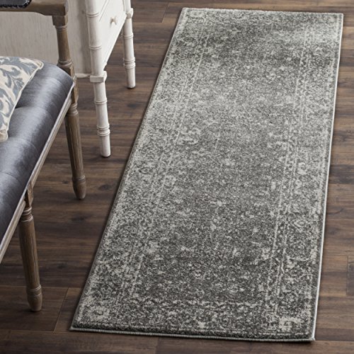 Safavieh Evoke Collection EVK270S Vintage Grey and Ivory Runner (2'2