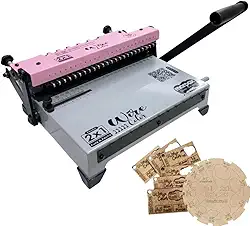 Encadernadora Wire Color Rosa Conjugada Passo 2x1 15 Fls Marpax