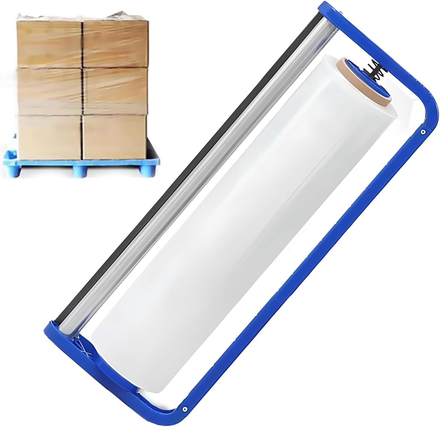 AYCDL Handheld Stretch Film Wrapping Machine,50cm Stretch Film Dispenser,Film Winding Machine,Manual Stretch Film Packing Machine,for Factory