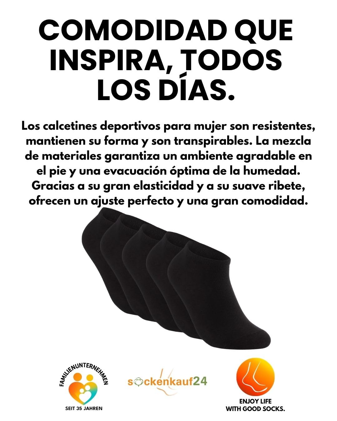 sockenkauf24 10 | 20 | 30 Pares Calcetines Cortos Hombre Mujer Calcetines Tobillero Negro Blanco Gris Algodón
