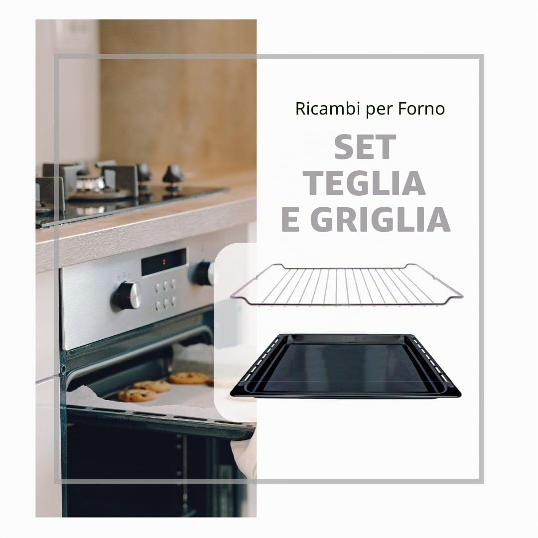 Recamania Set griglia e vassoio forno Teka 370 x 460 mm