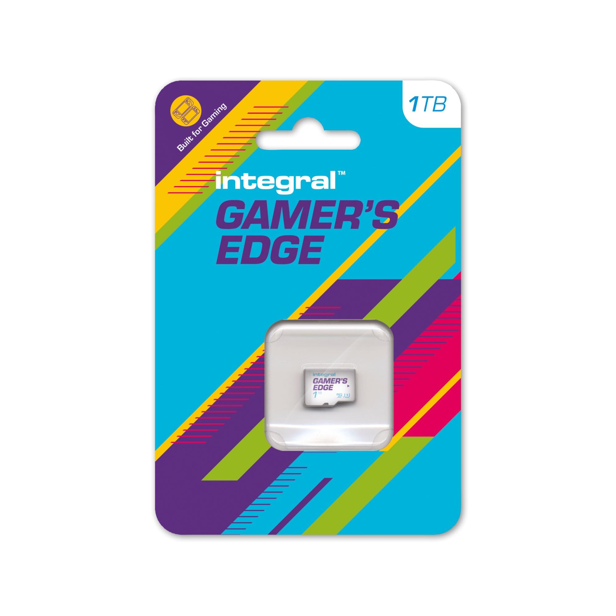 Integral 1TB Gamer's Edge Micro SD Card for the Nintendo Switch 1, Switch Lite, Switch OLED & Valve Steam Deck consoles - Load & Save Games Fast, DLC & Save Data, Quick Gaming Storage Memory Card Gamer's Edge 1TB