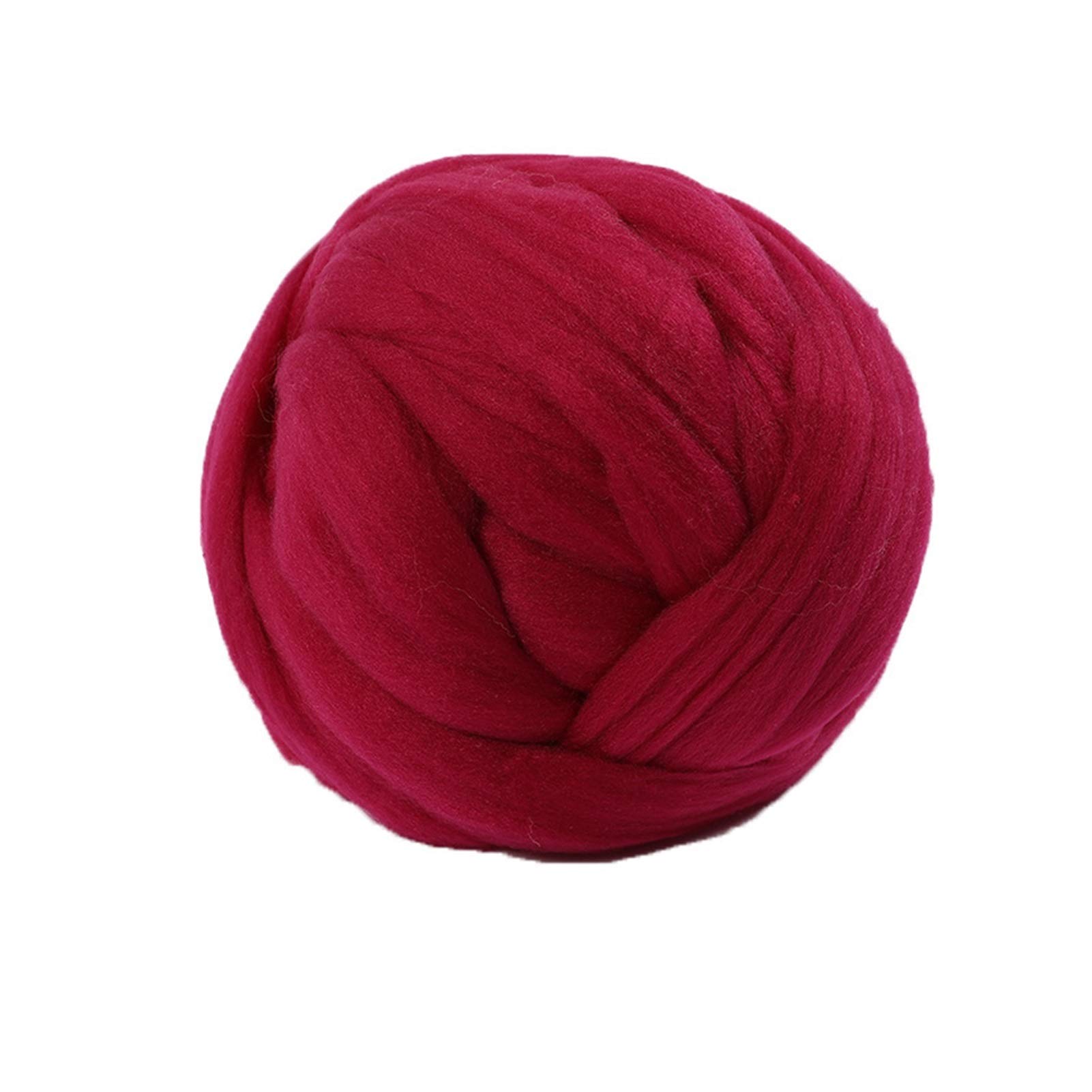 Chunky Yarn Línea súper Gruesa Hilo Grueso Tejido Lana línea 1 (Color : Red16)