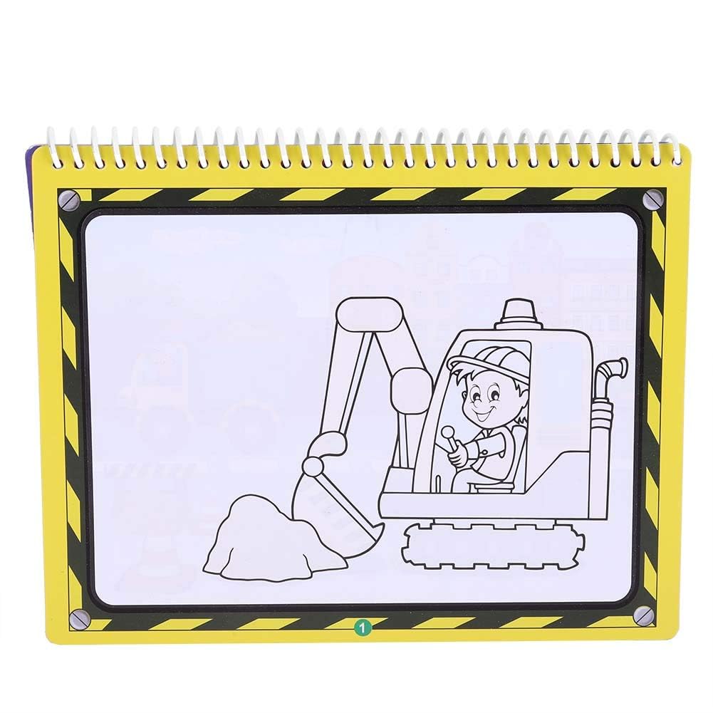 Water Coloring Book Doodle Magical Portable Drawing Book Edukacyjna Wczesna Edukacja Dziecięca Zabawa (Pojazd)