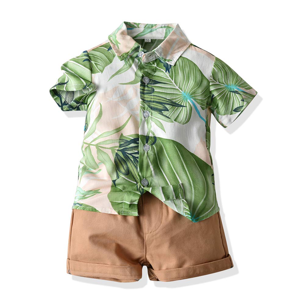 Kleinkind Jungen Outfit Set - T-Shirt & Shorts Für Den Sommer