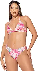 Biquíni MVB Modas Feminino Asa Delta Cintura Alta Fio Dental