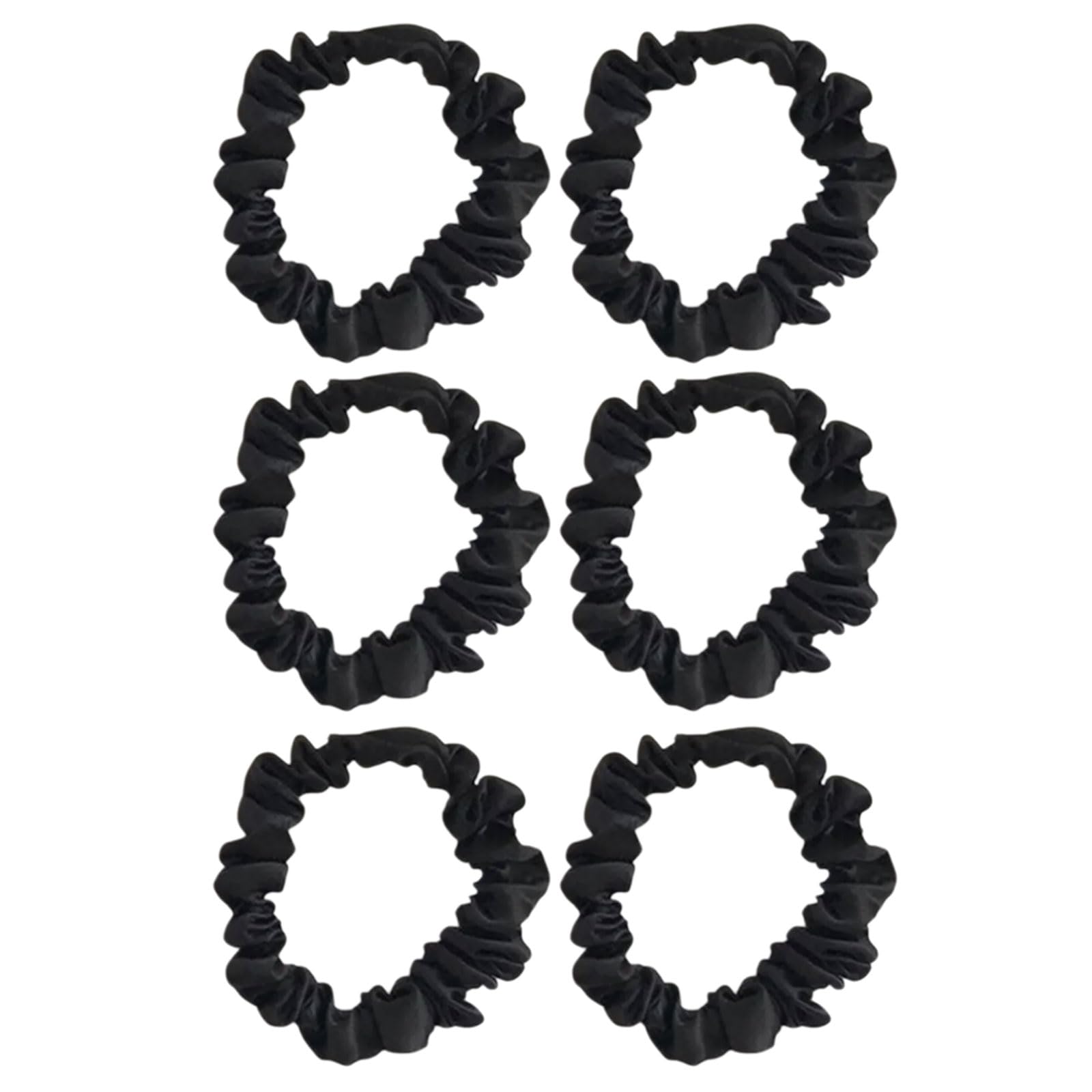 YUXITA Ruched Hair Scrunchies Thick Thin Scrunchy Elegant Hair Rope Scrunchy Women Ponytail Holder