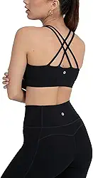 Sutiã feminino Active Ultraluxe com tiras de impacto médio, Athleisure, elástico em 4 direções