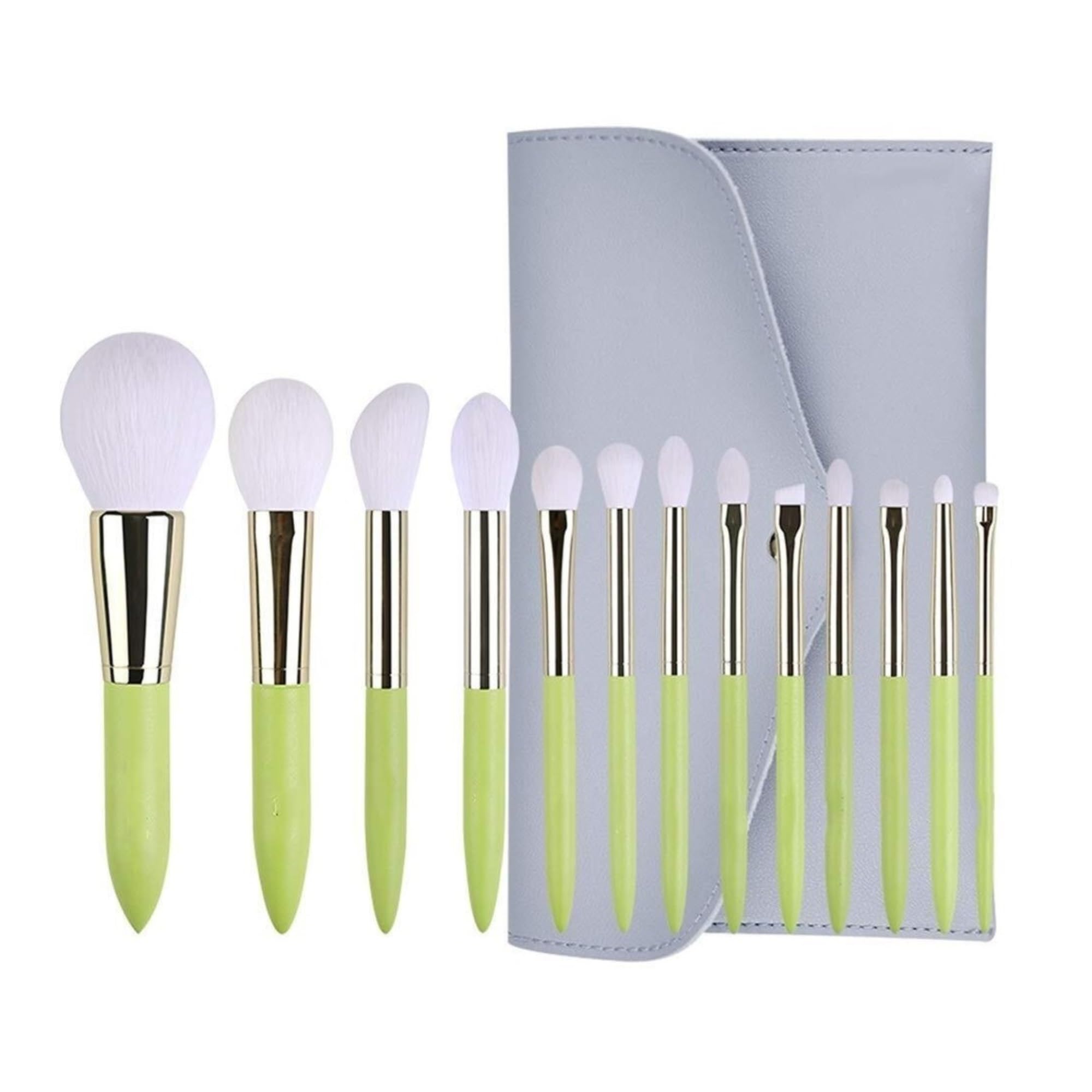 Juego De Brochas De Maquillaje Juego De Brochas De Maquillaje Cerdas De Fibra Sintética No Irritantes Brocha De Base De Belleza Súper Suave,