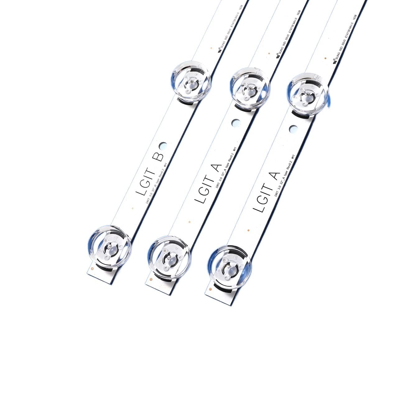 Tiras de luces LED de repuesto para televisores de la serie 32LB