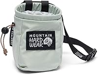 Mountain Hardwear Camp 4 Chalk Bag: Durable Unisex Climbing Chalk Bag with Fleece Lining & Adjustable Belt, Cactus White