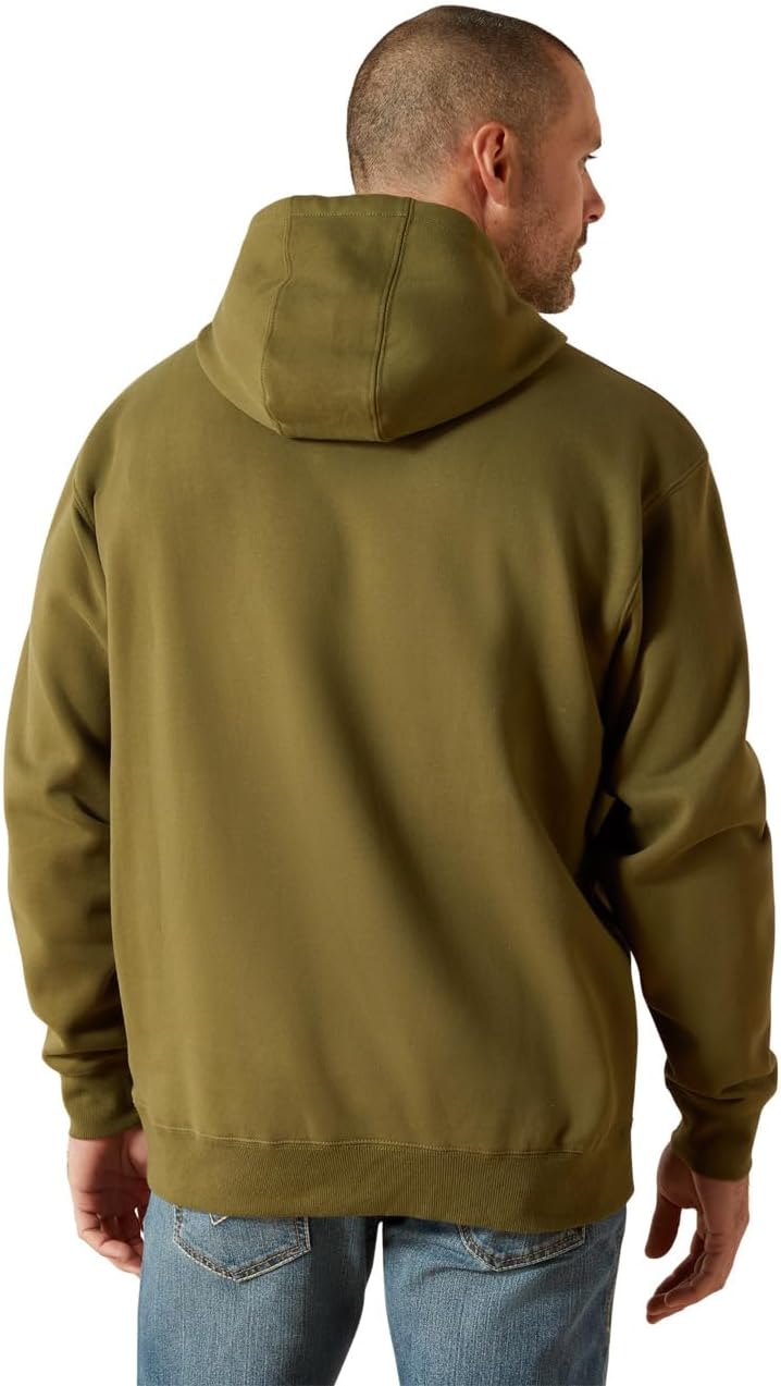 ARIAT mens Ariat Embossed Logo Hoodie - Image 2
