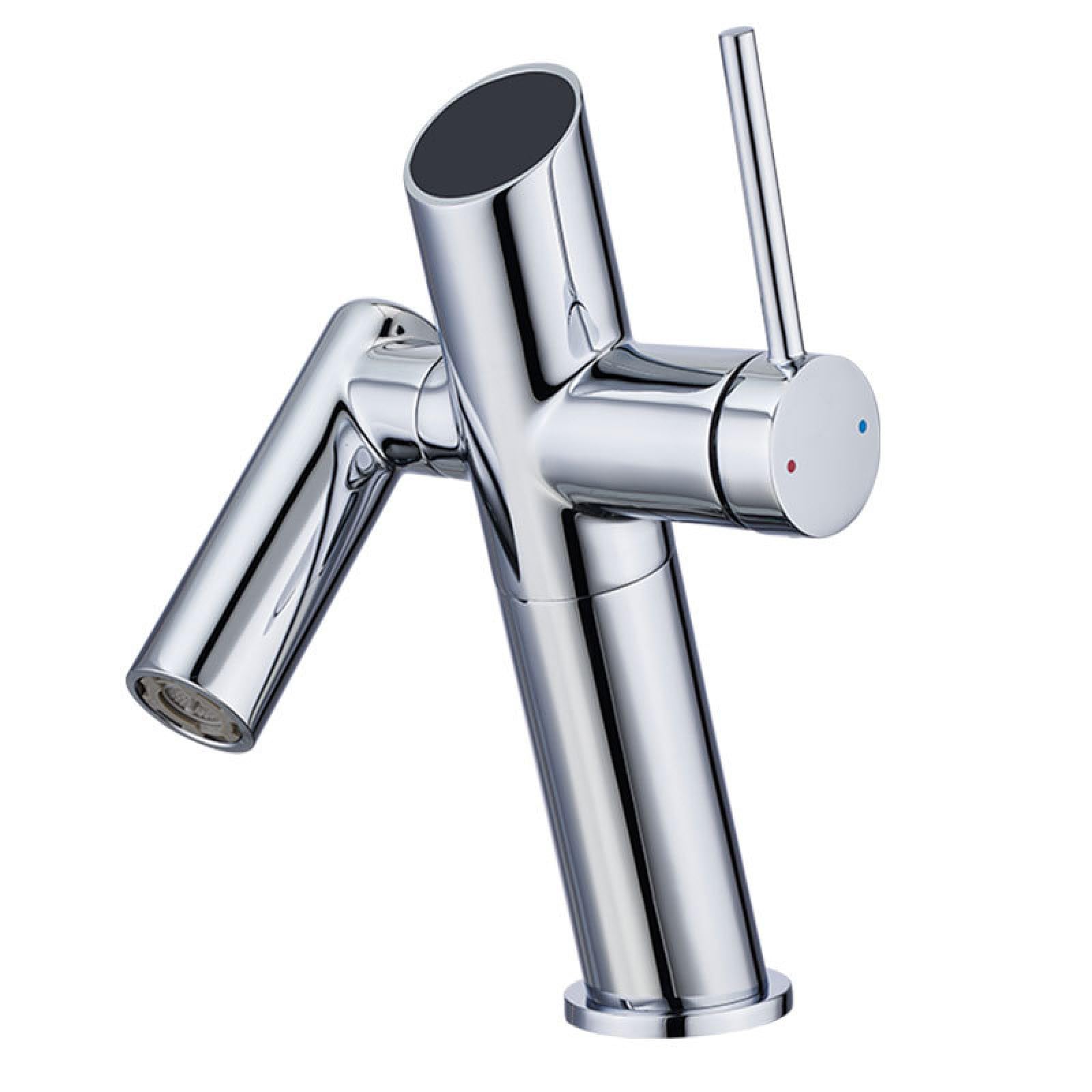 Bathroom Copper Hot and Cold Hand Wash Faucet, Chrome Color