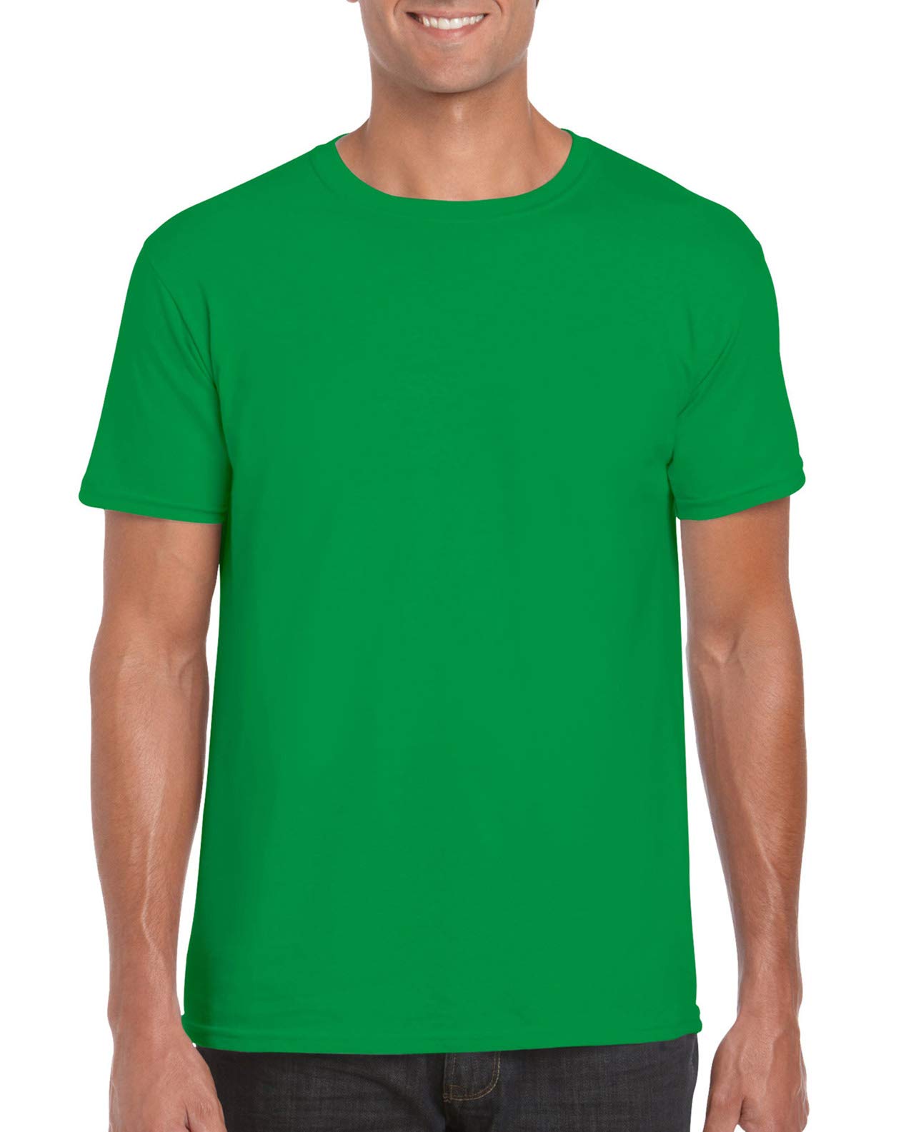 Gildan Mens Soft Style Ringspun T Shirt (4XL) (Irish Green)