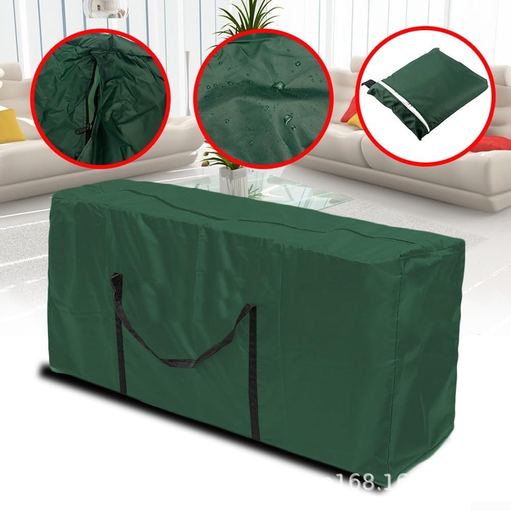Sac de rangement extérieur spacieux et imperméable pour meubles, fabriqué en tissu Oxford 210D indéchirable (116 x 47 x 51 cm)
