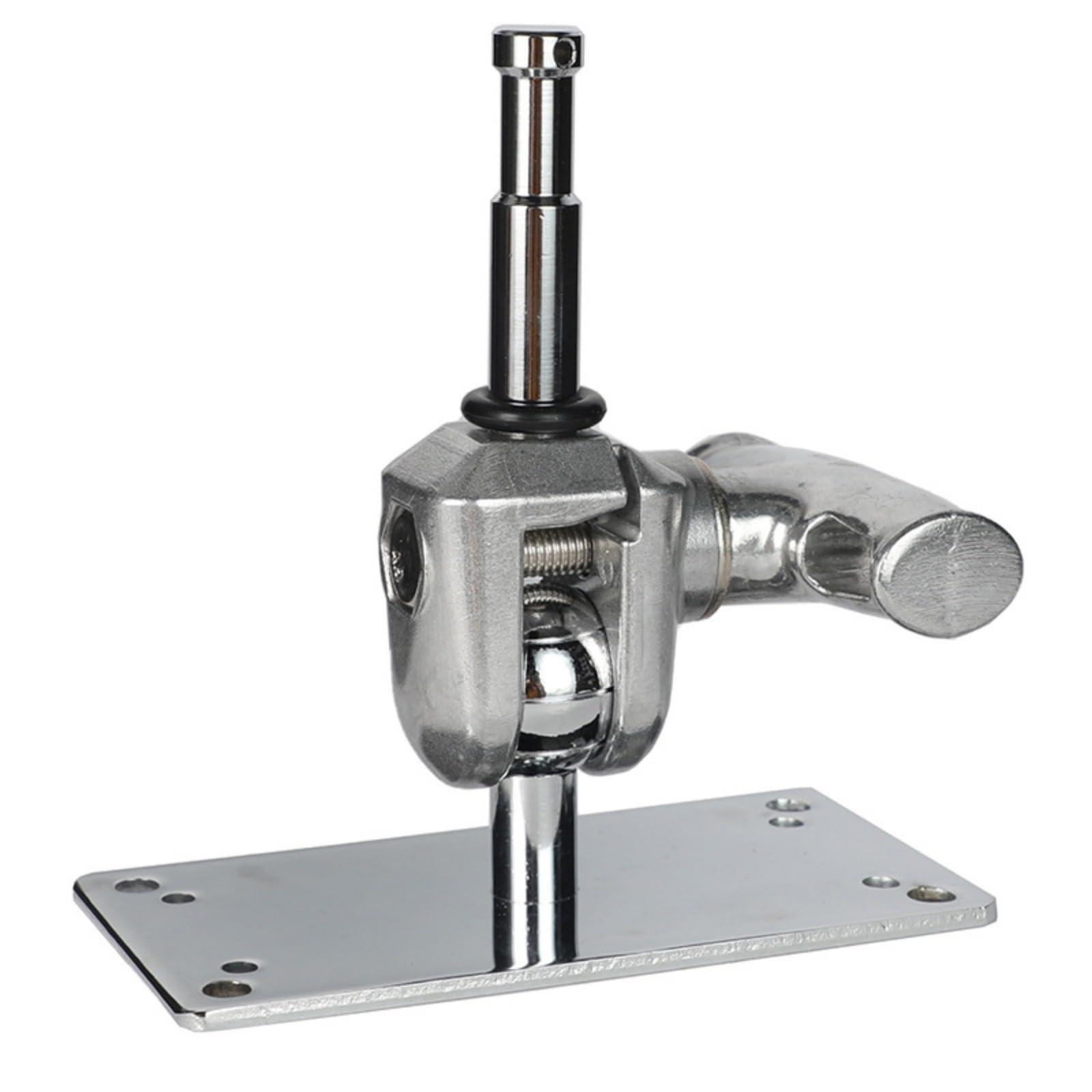 Adaptador de Luz de Estudio Soporte Montaje Espiga Abrazadera Articulada Cabezal Giratorio de Aleación de Aluminio con Articulación con Bloqueo