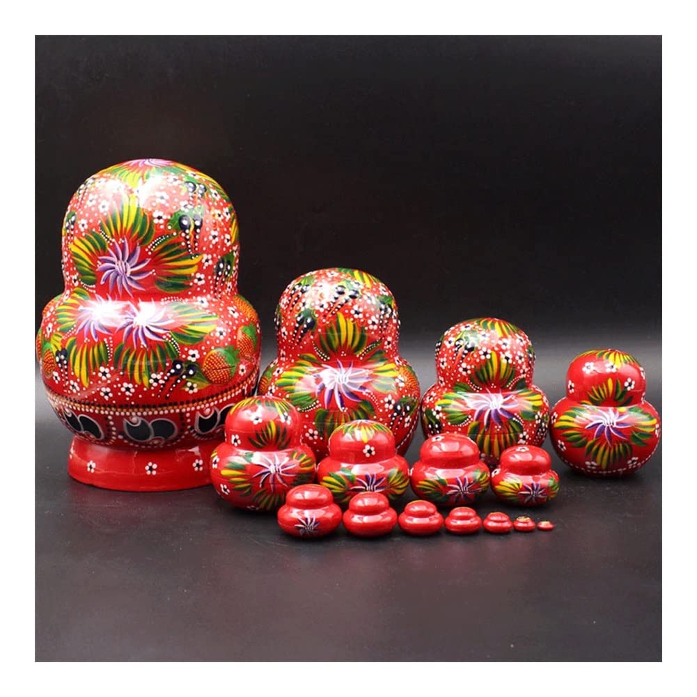 Amazon.co.jp: マトリョーシカ ロシアのネスティング人形15ピース木製