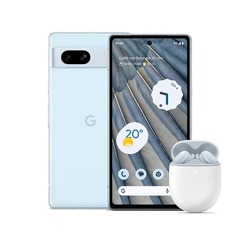 Immagine del prodotto Google Pixel 7a - Cellulare 5G Android Sbloccato con Grandangolo - Celeste + Pixel Buds A-Series - Auricolari Wireless con Bluetooth – Celeste