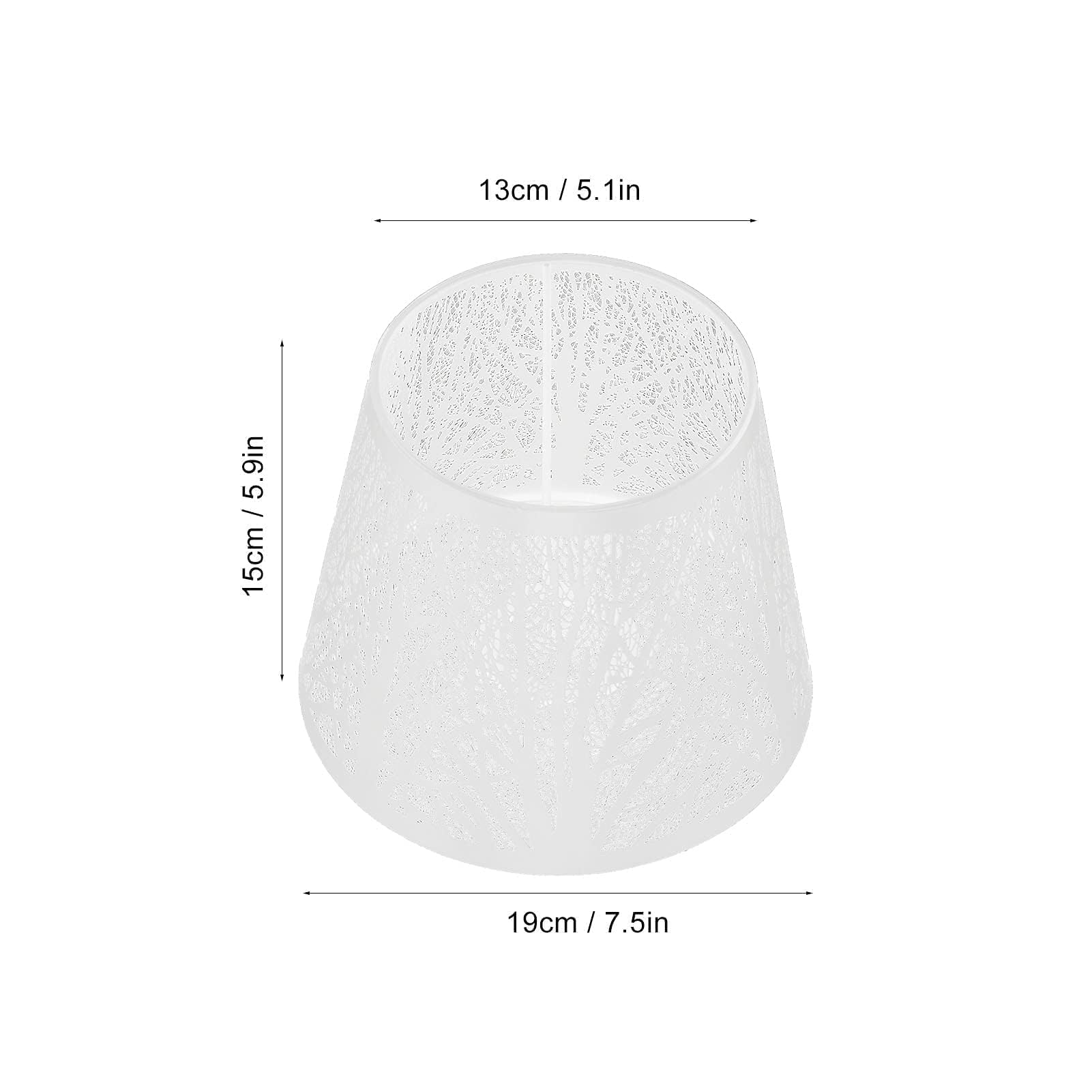 HERCHR Abat-Jour En Métal Avec Motif D'arbres, Abat-Jour Pour