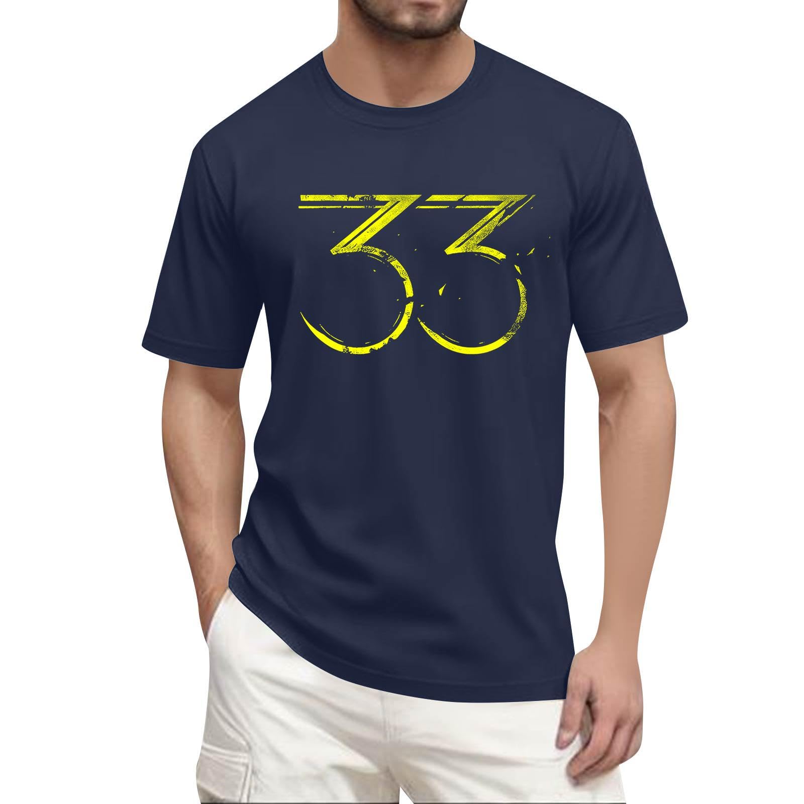 Unisex Expedition 33 Merch Clair Obscur Expedition 33 Game Shirt Printed Short Sleeves Top for Men Game Fans 02-Navy M โ image 1