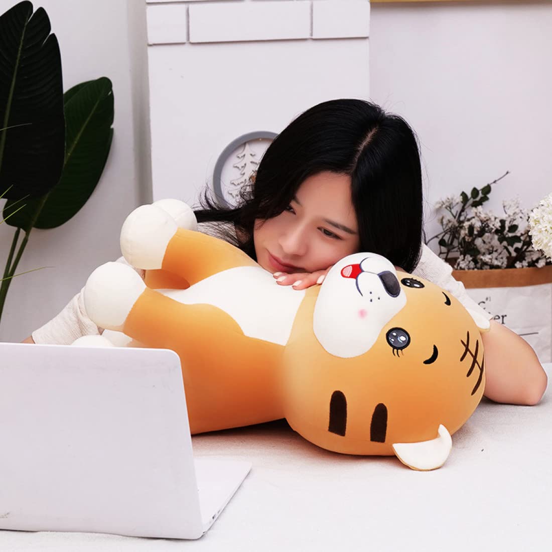 Amazon｜[LSDZW] ぬいぐるみ おしゃれ かわいい 50cm 虎 大きい