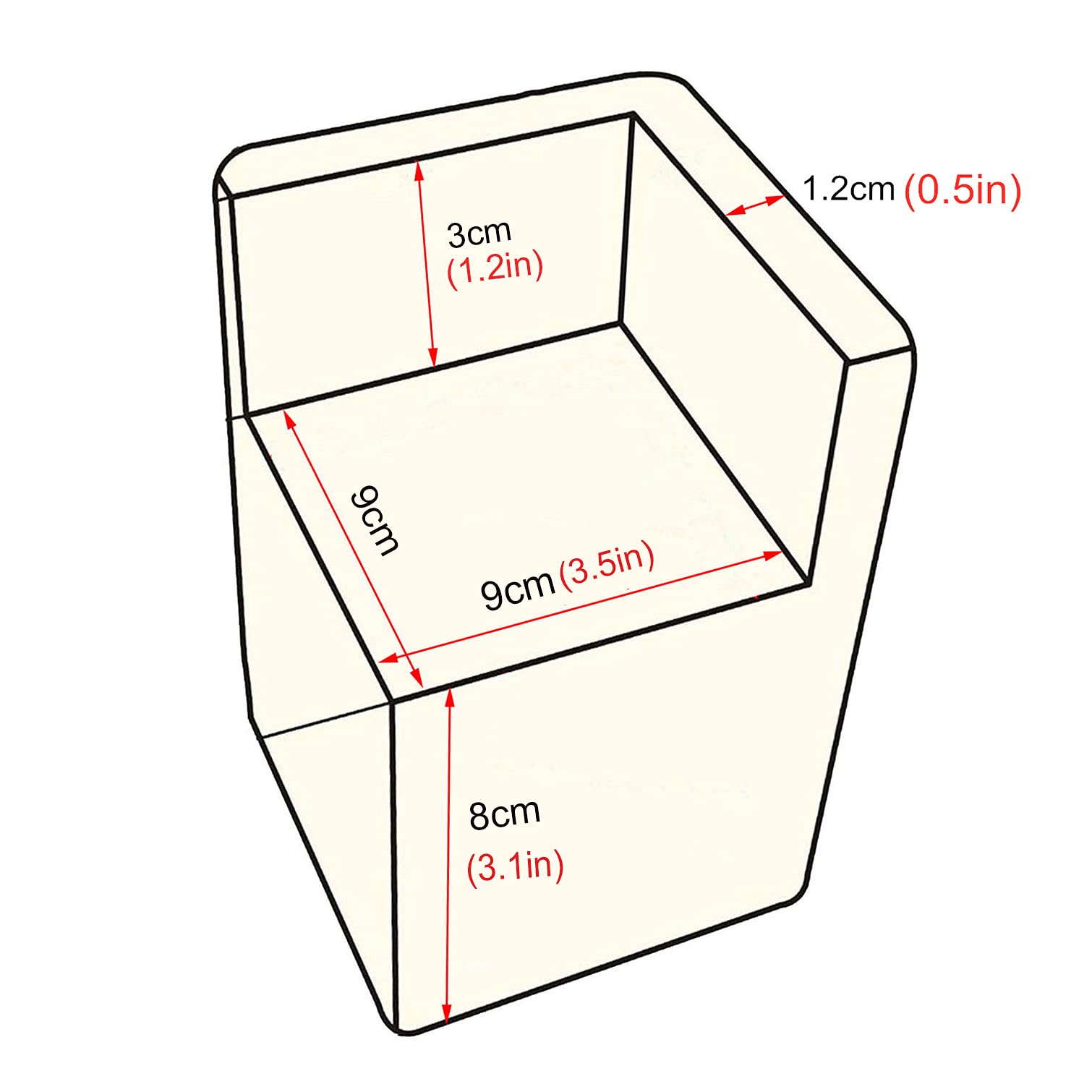 4 elevadores de Cama, elevadores de Muebles de Madera Resistentes, elevadores de Mesa de Pino Natural, Patas de Muebles para sofá, sillón, Mesa, Silla, Escritorio o Patas de Muebles, soporta