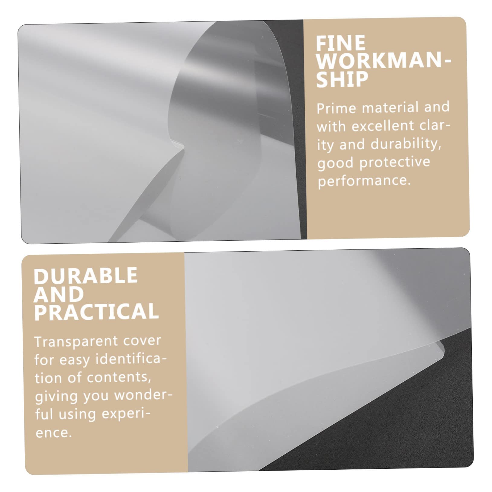 Film de Lamination 100 Pièces en Plastique pour Photos et Fichiers