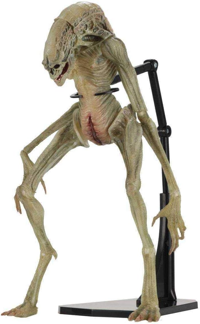 NECAA 51654 Aliens 7" Scale Action Figure Deluxe Alien Resurrection Newborn, Multicolor
