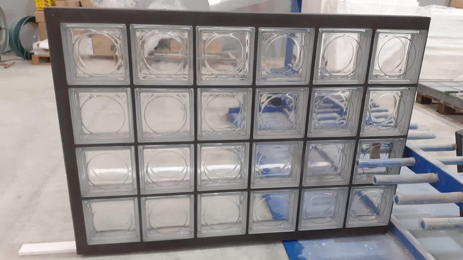 Bloque de vidrio Pavés Ronde | Dimensión 190x190x80 mm | Unidad de venta: caja de 5 piezas | PRODUCCIÓN DESCARBONIZADA