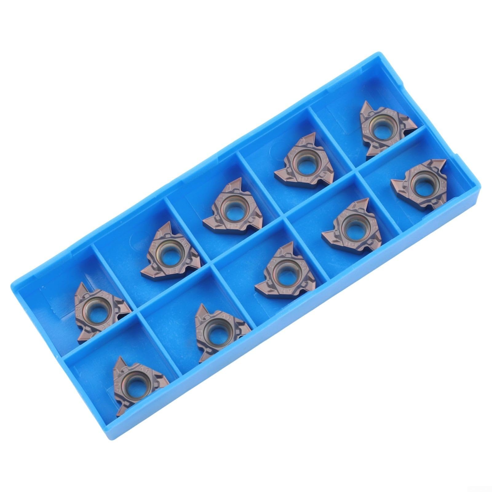 Lot de 10 inserts de tournage en carbure 16ERAG60 MMT16ERAG60S pour matériaux résistants