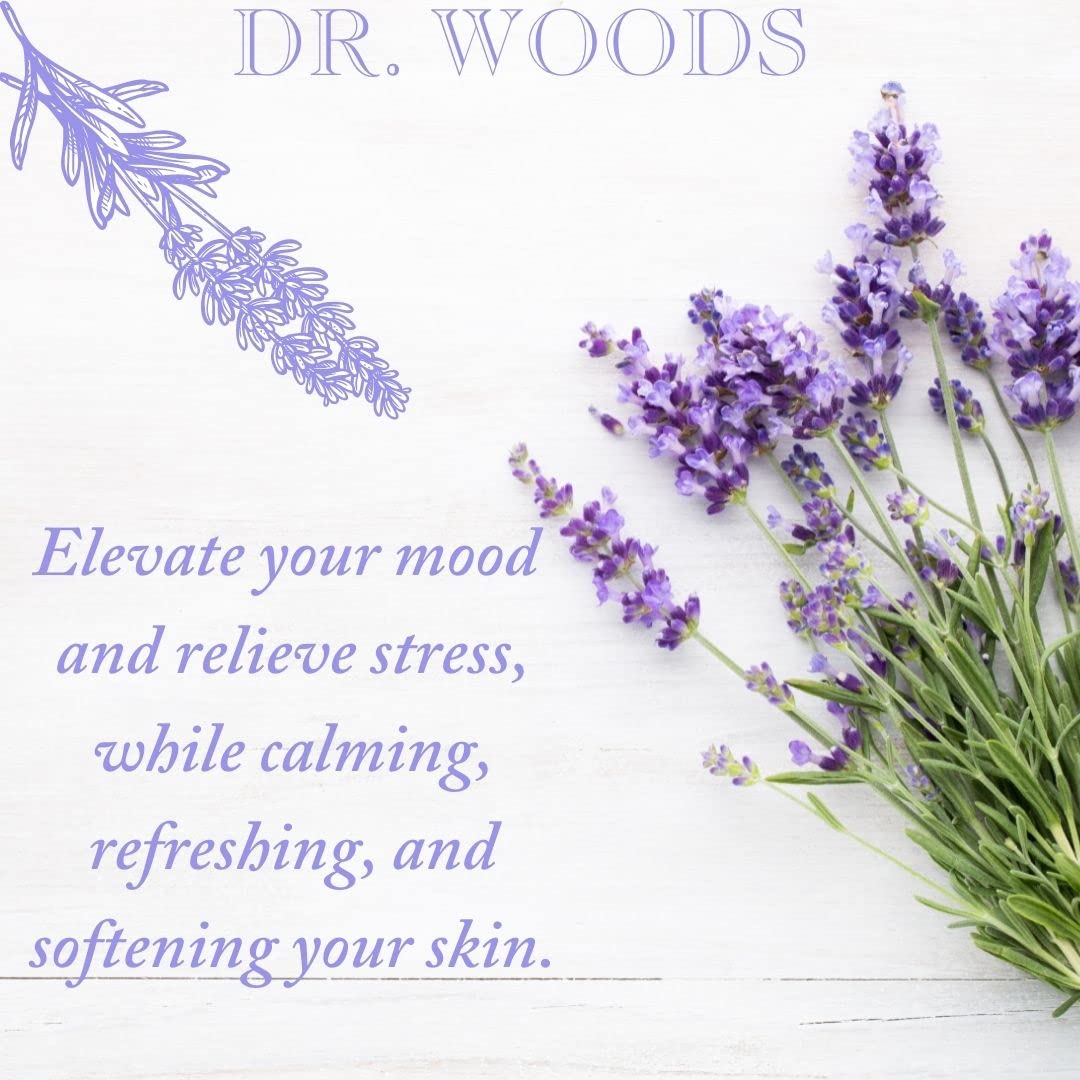 Dr. Woods Jabón líquido de castilla de lavanda pura, 32 onzas