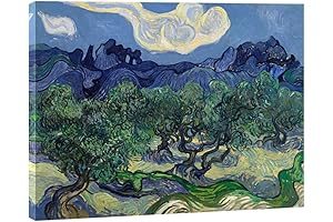 Wieco Art™ | Van Gogh Olive Trees Oil Painting Replica Canvas Print