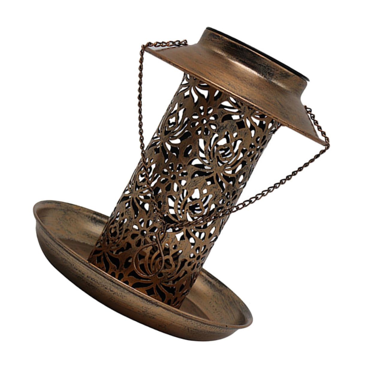Yardwe 2 Stücke Robust Eisen Material Vogel Feeder Für Außerhalb Solar-Powered Vogel Fütterung Container