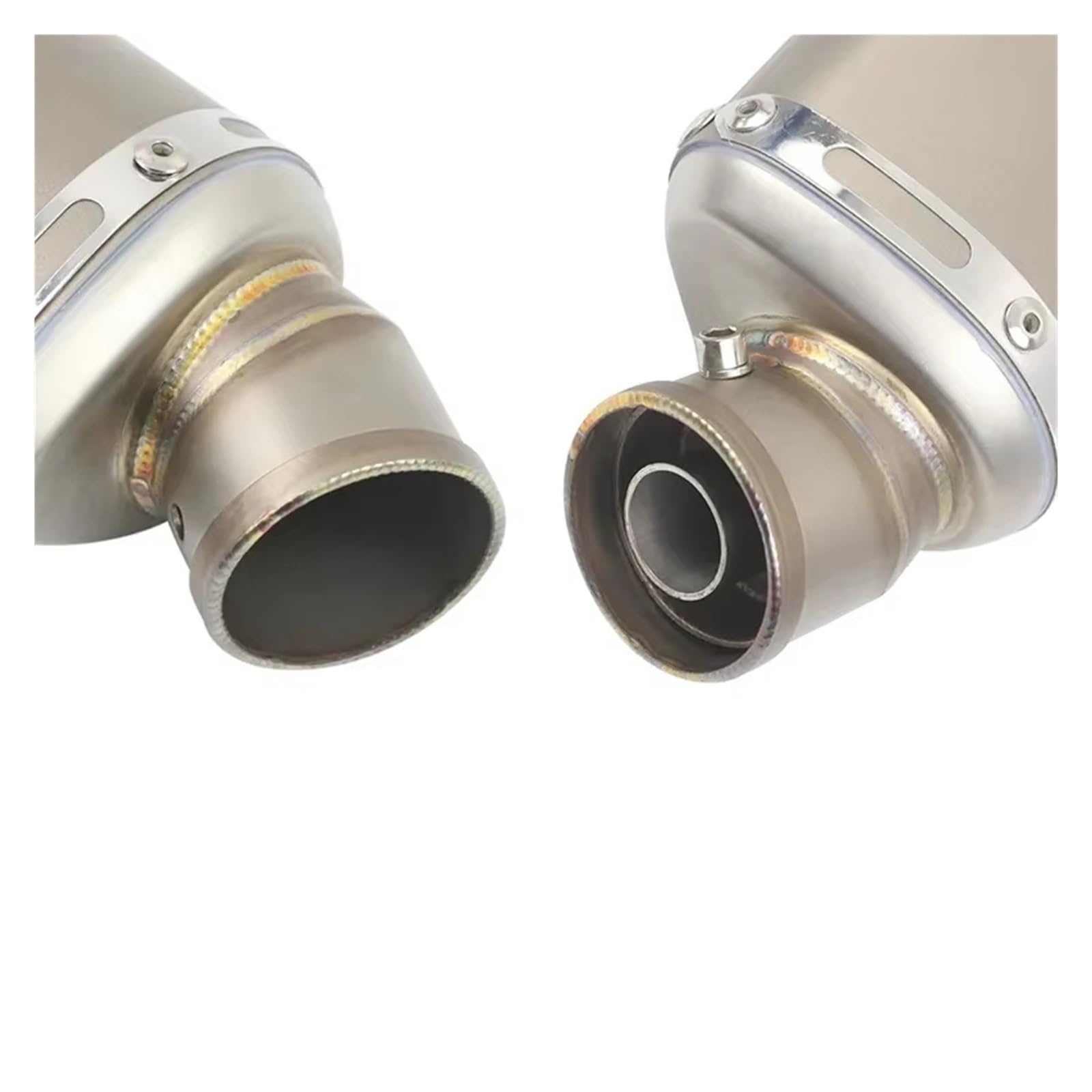 silencioso escape moto Para fz6 para pcx125 100cc-1000cc ATV GP Scooter | Silenciador de Escape Universal para motocicleta de 51mm, tubo de Escape de acero inoxidable de 310, 370 y 440mm(C3)