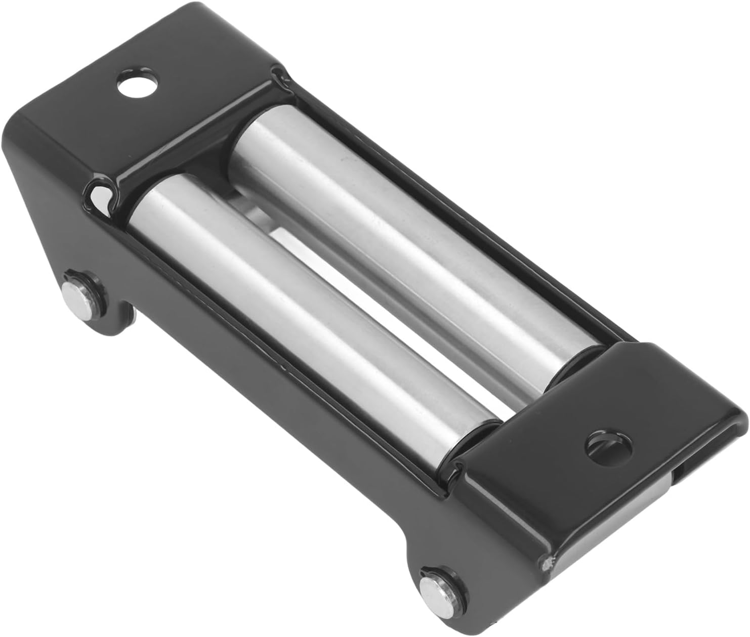 Winch Roller Fairlead 6000LB Load Bearing, High Strength Steel, 8.94 Inch Cable Guide - Heavy Duty, Oxidation Proof, Easy Installation for Industrial and ATV Use