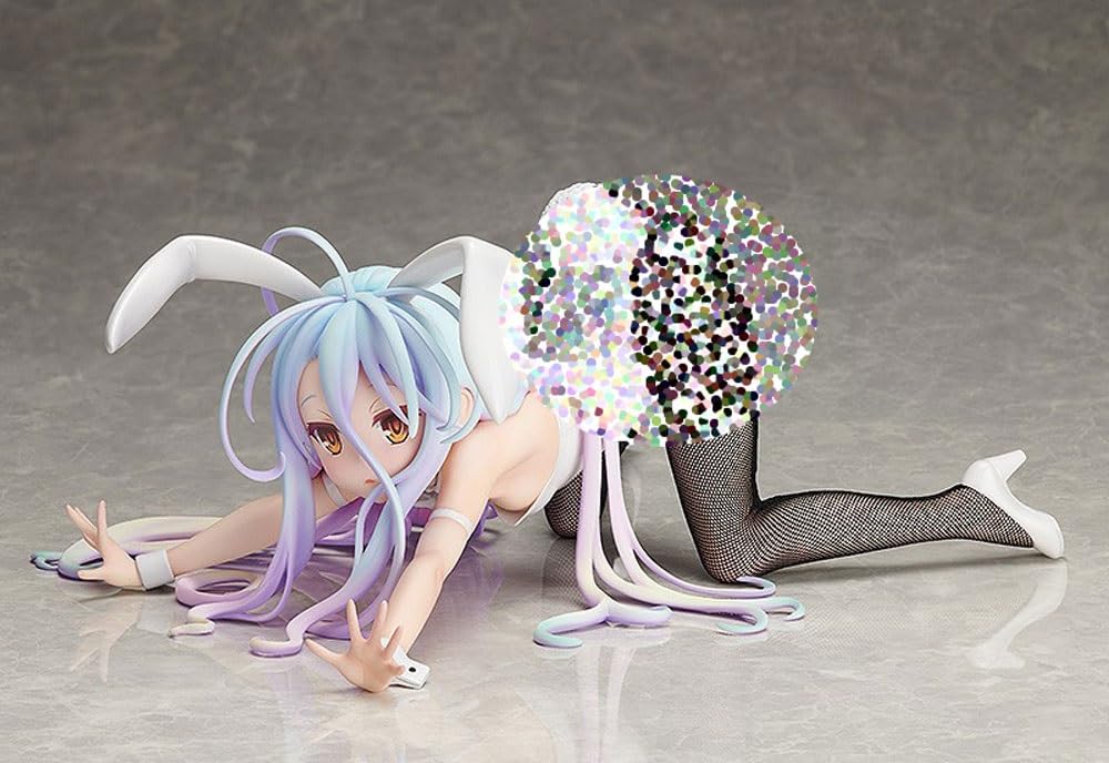 No Game No Life - Shiro - 1/4 króliczek Ver figurka akcji/figurka anime nsfw figurka malowana postać model/model zabawki/PVC/anime kolekcjonerzy przedmiot 12 cm