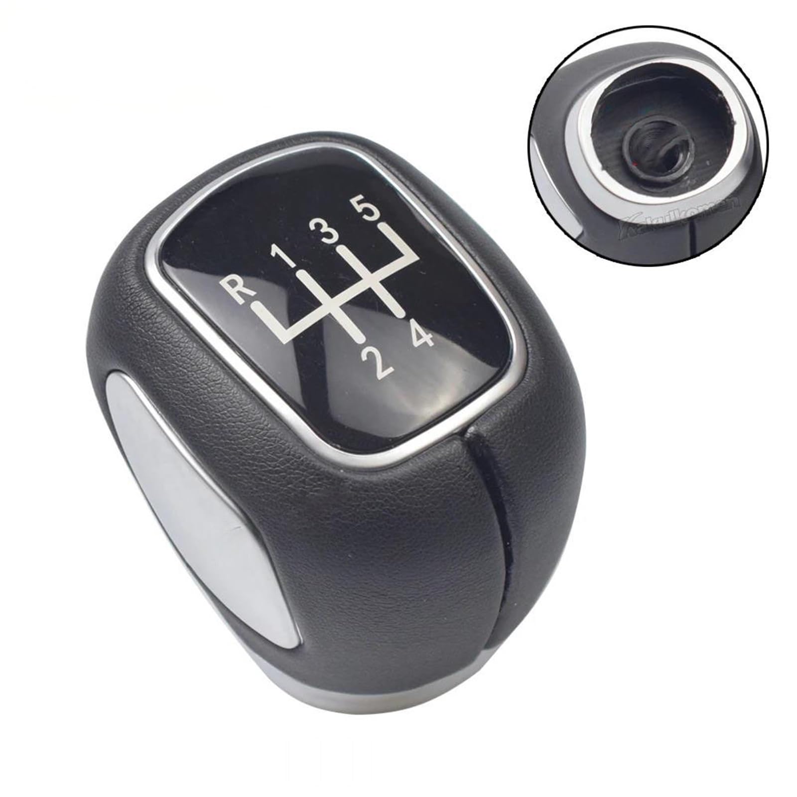 POANBCGY Manual Transmission Gear Shift Knob Shifter Stick Lever for Chevrolet Cruze for Mitsubishi for Outlander for Yige for Lancer IX 5 6 Speed Replacement Parts(5 Speed)