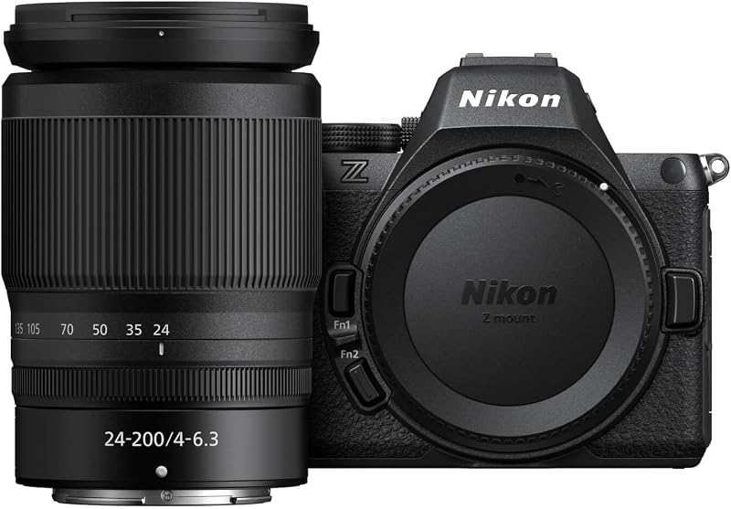 Z5 II with Telephoto Zoom Lens | Full-Frame mirrorless Stills/Video Camera with 24-200mm Wide-Angle to telephoto Zoom Lens | Nikon USA Model | Telephoto Zoom Full-Frame mirrorless Stills Video Camera