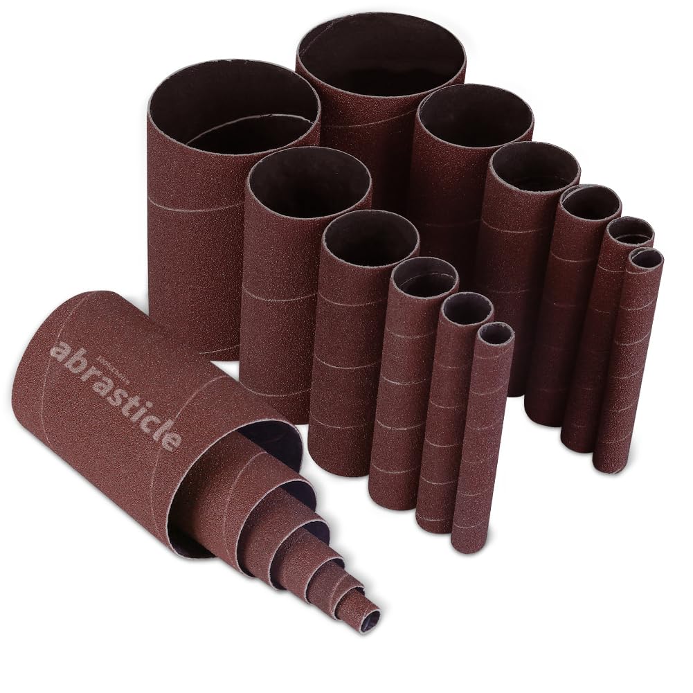Spindle Sander Sleeves - 18 Pack Assorted Grits -7